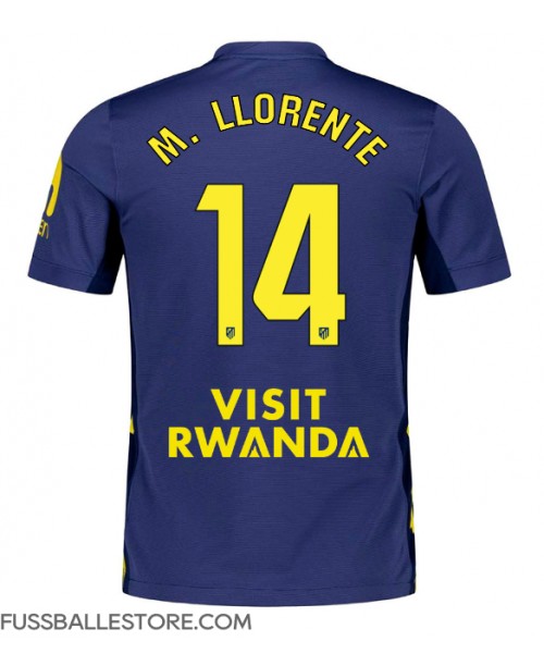 Günstige Atletico Madrid Marcos Llorente #14 Auswärtstrikot 2025-26 Kurzarm Günstige Atletico Madrid Marcos Llorente #14 Auswärtstrikot 2025-26 Kurzarm